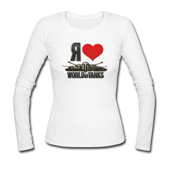 Женский лонгслив I Love game World of Tanks