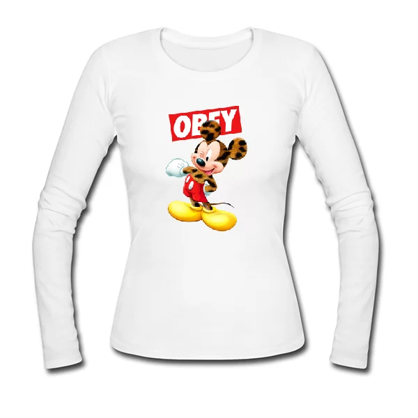 Женский лонгслив Obey Микки