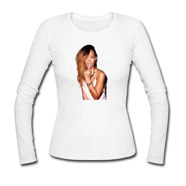 Женский лонгслив Rihanna F*ck