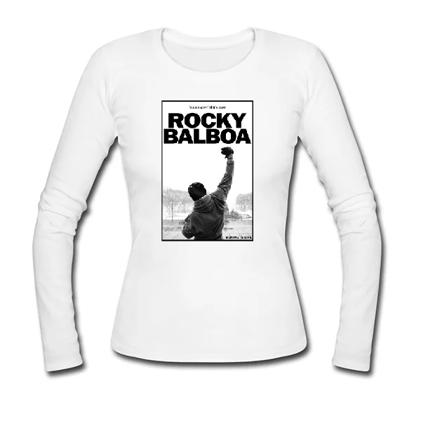 Женский лонгслив Rocky Balboa Бокс моя Жизнь