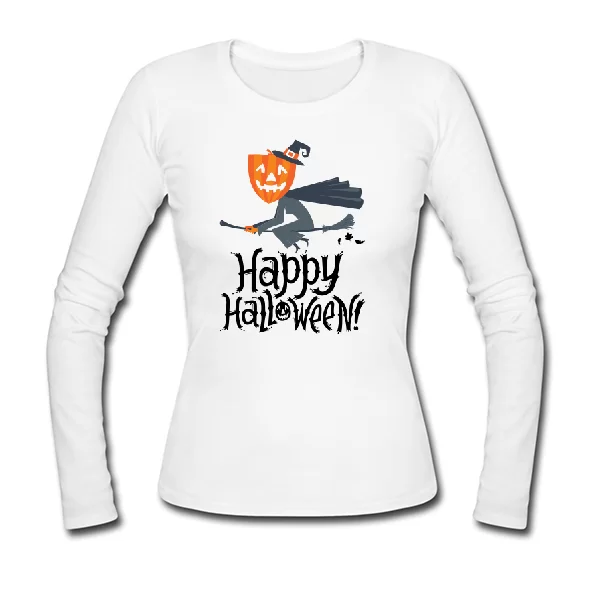 Женский лонгслив Happy Halloween