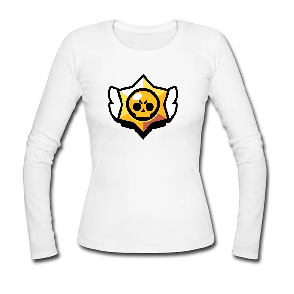 Женский лонгслив Brawl Stars logo