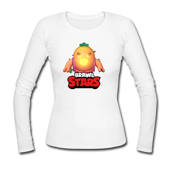 Женский лонгслив Brawl Stars Pumkin Spike