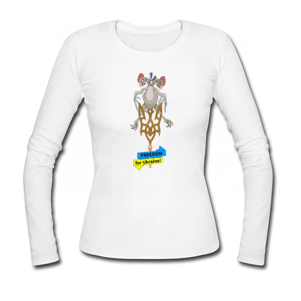Женский лонгслив Freedom for Ukraine