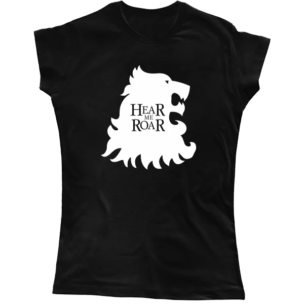 Женская футболка Hear me roar