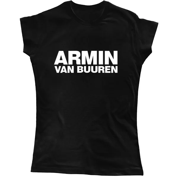Женская футболка Надпись Armin van Buuren