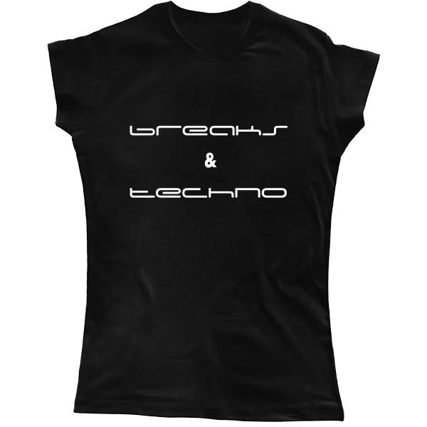 Женская футболка Breaks & Techno