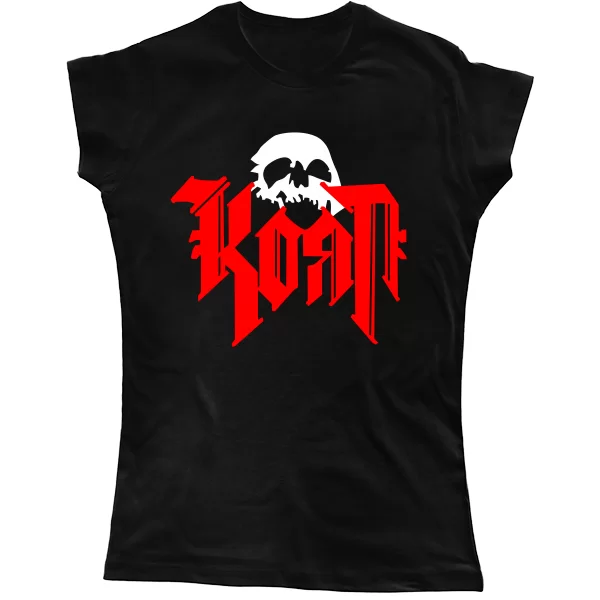 Женская футболка Рок группа Korn