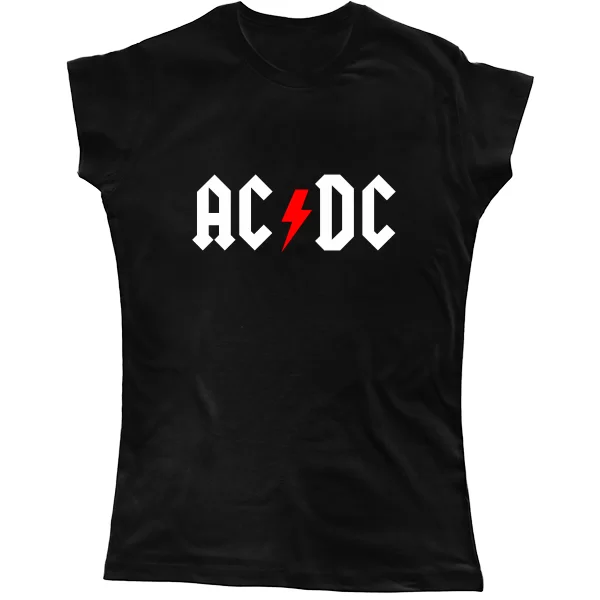 Женская футболка AC DC