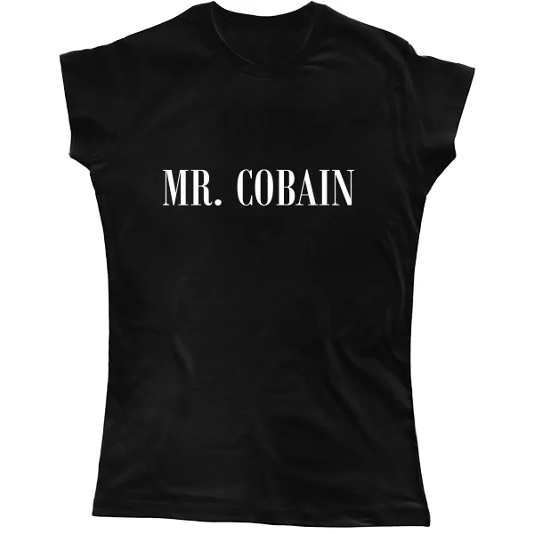Женская футболка Мистер Cobain