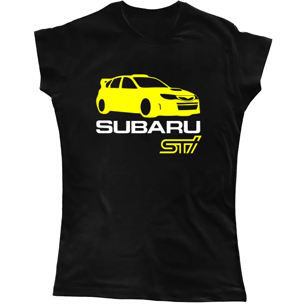 Женская футболка Subaru STI