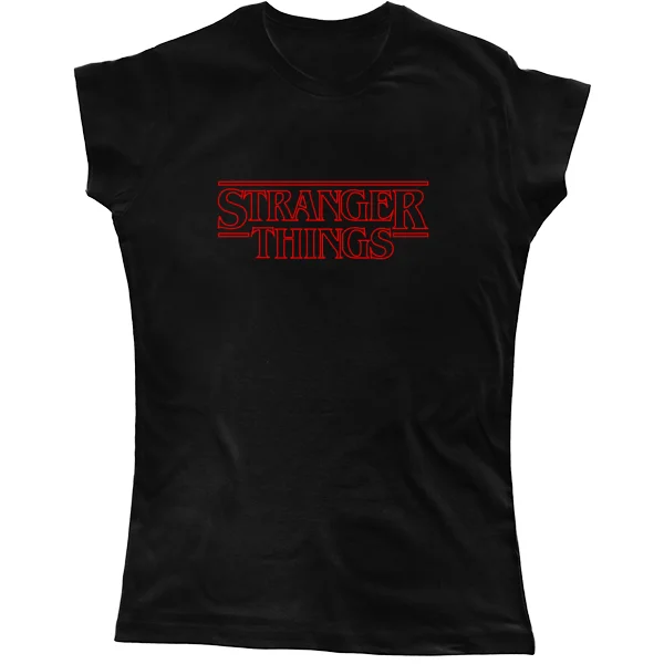 Женская футболка Stranger Things logo