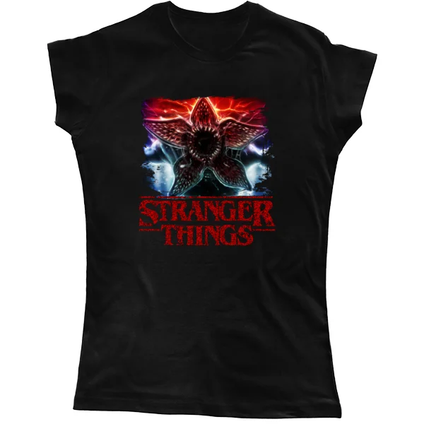Женская футболка Stranger Things Демагорген