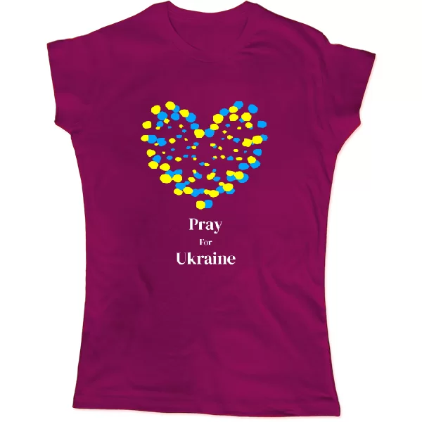 Жіноча футболка Pray for Ukraine
