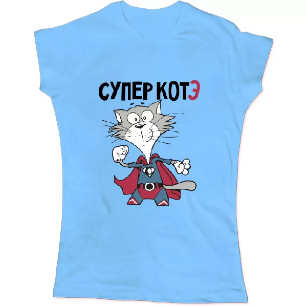 Жіноча футболка Супер Коте