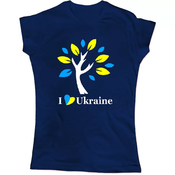 Женская футболка Украинское дерево