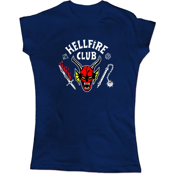 Женская футболка Stranger Things Hellfire Club