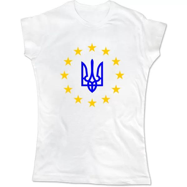 Женская футболка Евро Украина