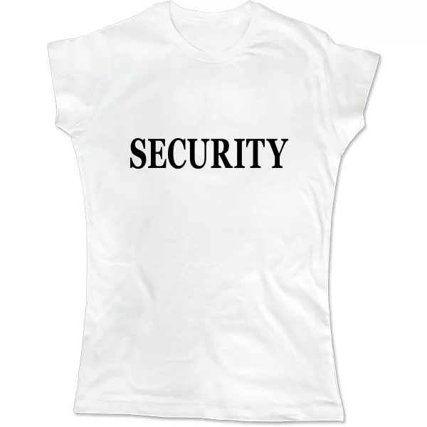 Женская футболка Security