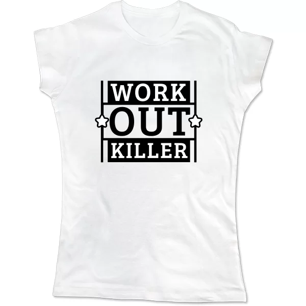 Женская футболка Work Out Killer