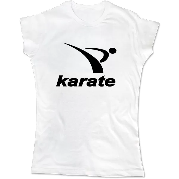 Женская футболка Karate лого
