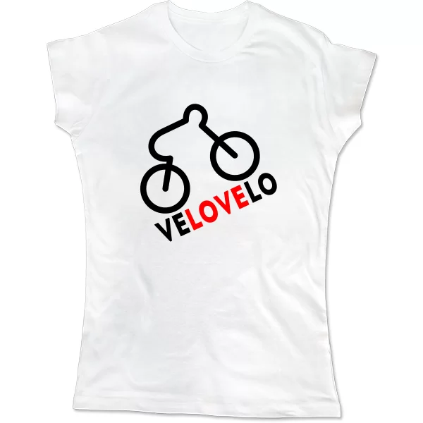 Женская футболка Love Velo