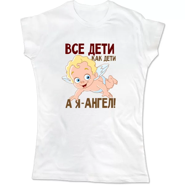 Женская футболка Я Ангел