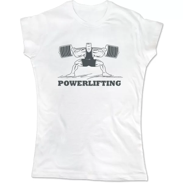 Женская футболка Powerlifting Стойка