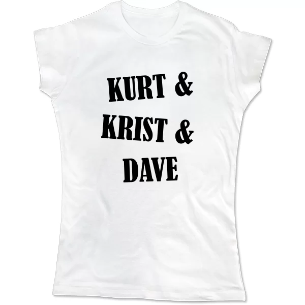 Женская футболка Kurt Krist Dave