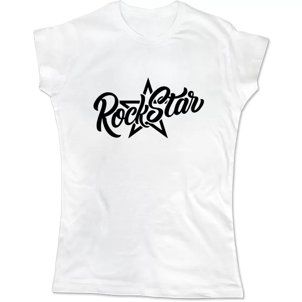 Женская футболка Rock Star звезда