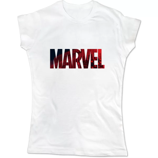 Женская футболка Marvel logo