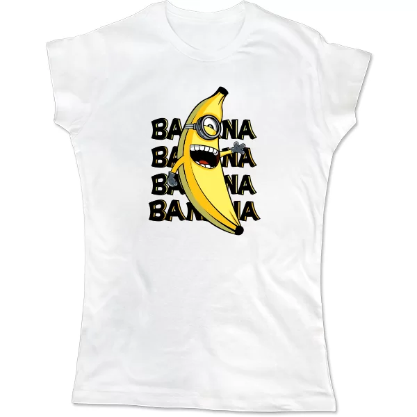 Женская футболка Миньон Banana