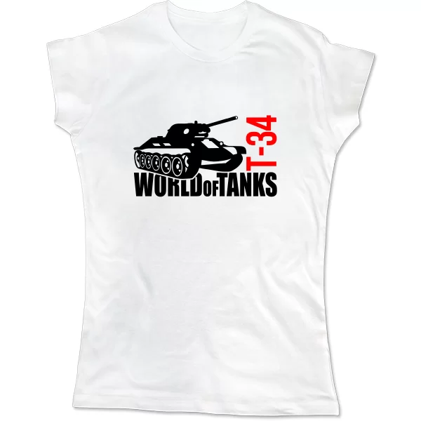 Женская футболка World of Tanks Т-34