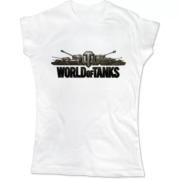 Женская футболка с логотипом World of Tanks