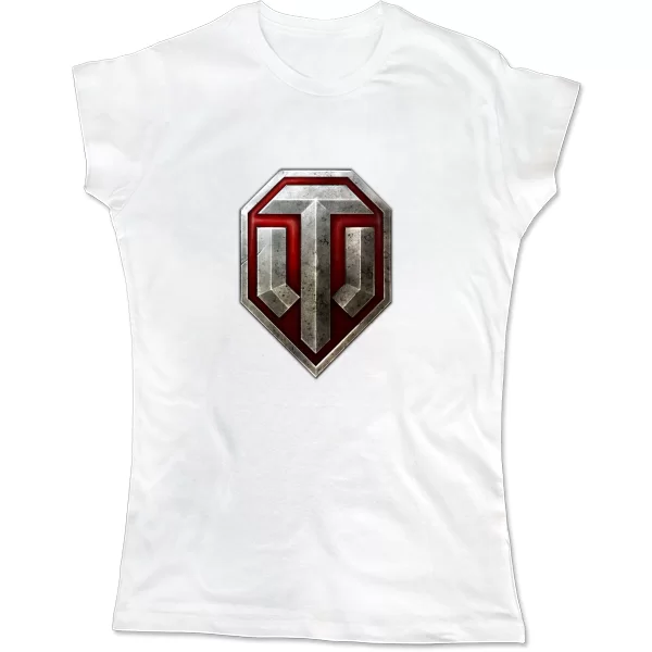 Женская футболка Лого World of Tanks