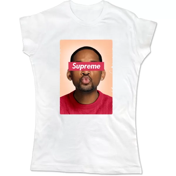 Женская футболка Supreme Will Smith