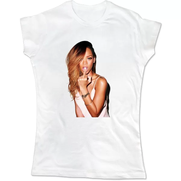 Женская футболка Rihanna F*ck