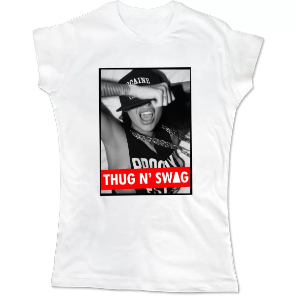 Женская футболка Thug n'swag