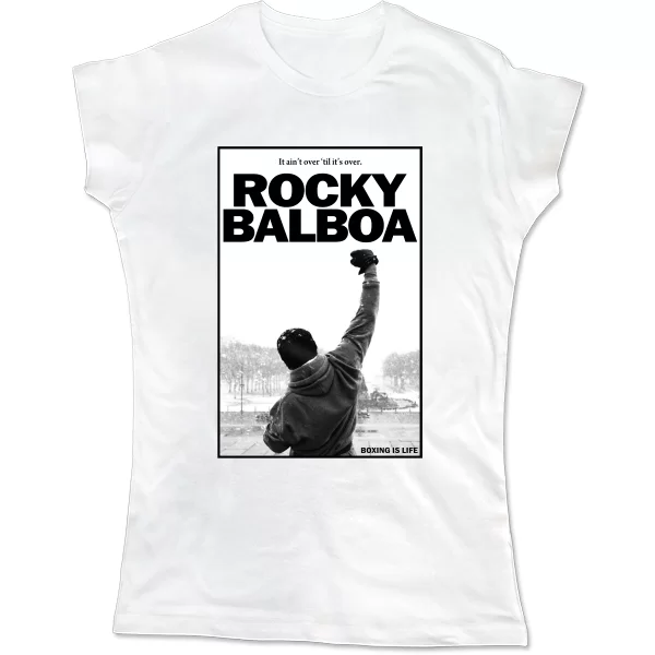 Женская футболка Rocky Balboa Бокс моя Жизнь
