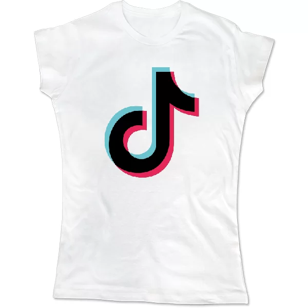 Жіноча футболка Логотип Tik Tok