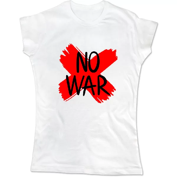 Жіноча футболка No war