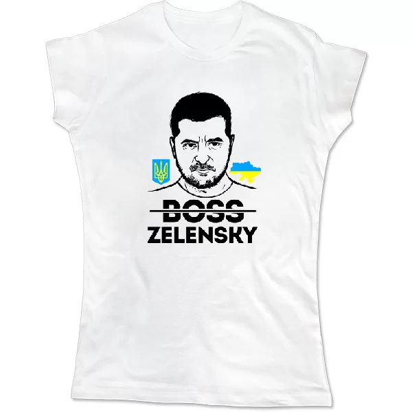 Жіноча футболка Zelensky Boss