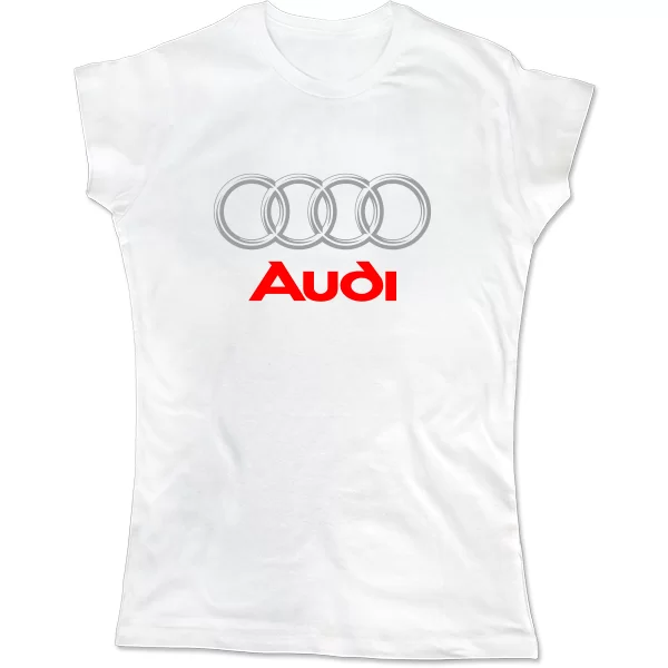Женская футболка Audi