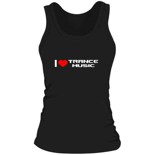 Женская майка I Love Trance Music