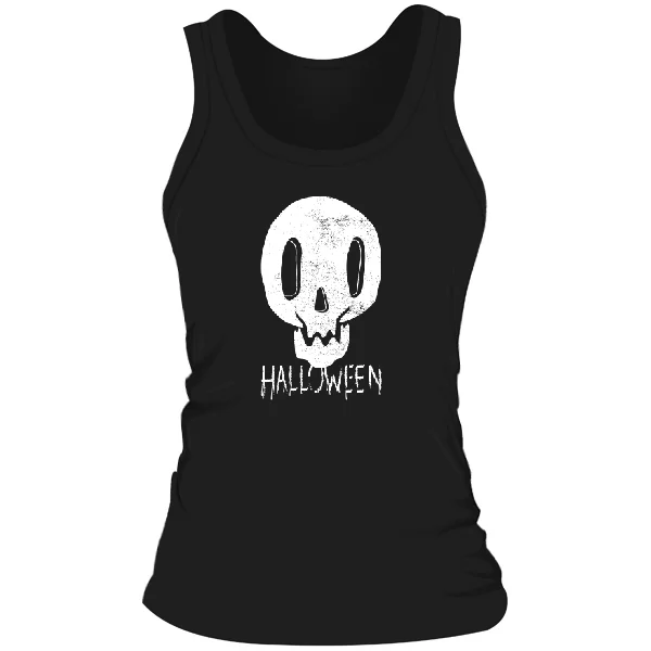 Женская майка Halloween Череп