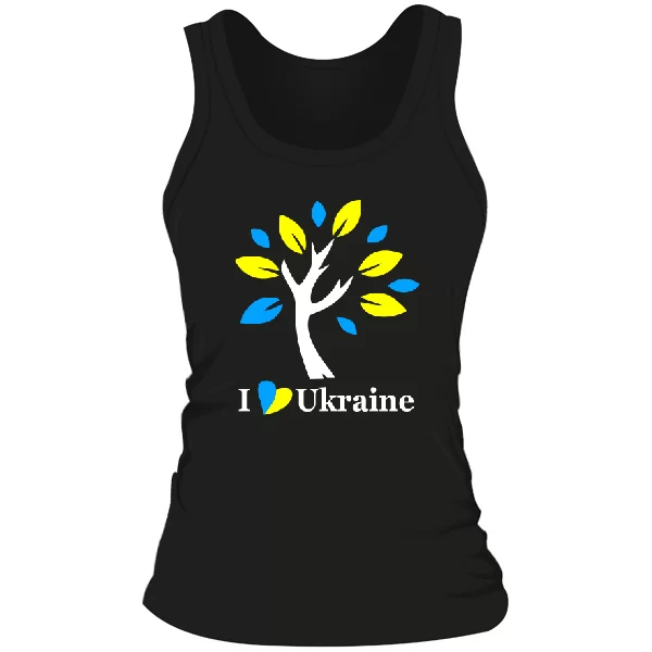 Женская майка Украинское дерево