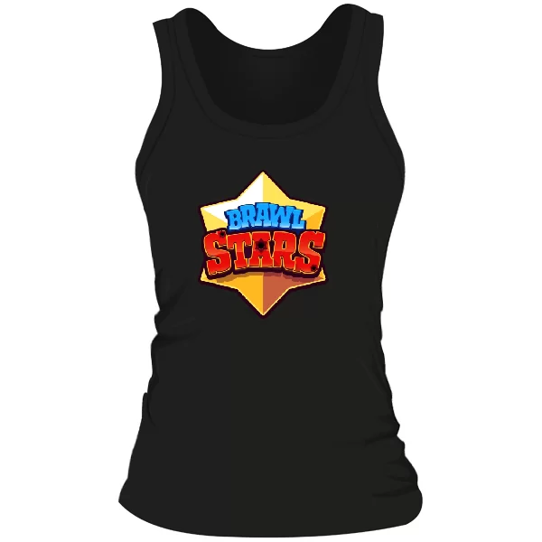 Женская майка Brawl stars под обстрелом