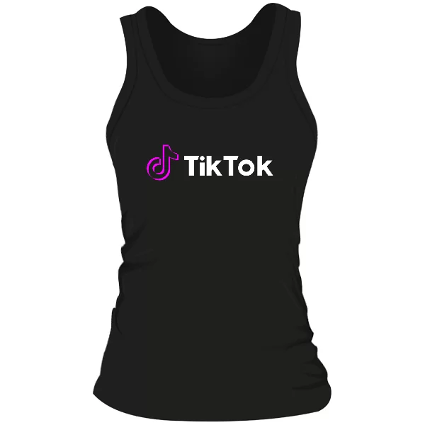 Женская майка с надписью Tik Tok
