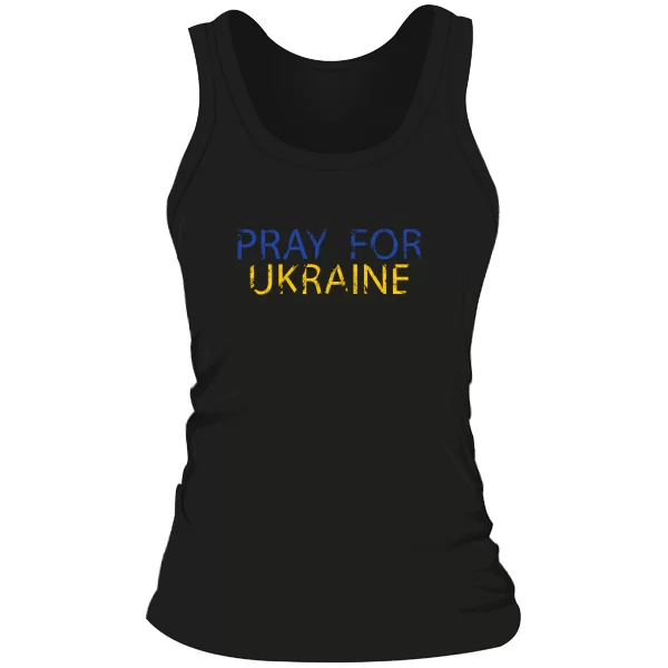 Женская майка Pray for Ukraine 4407
