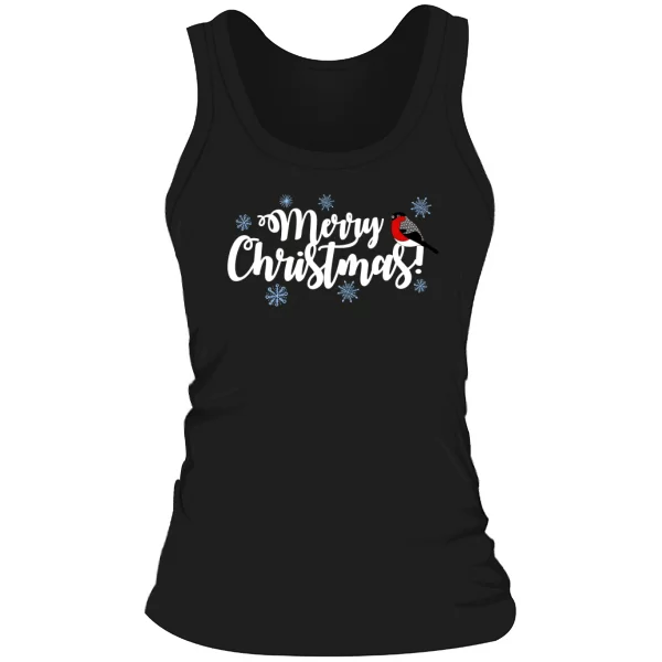 Женская майка Merry Christmas (4507)